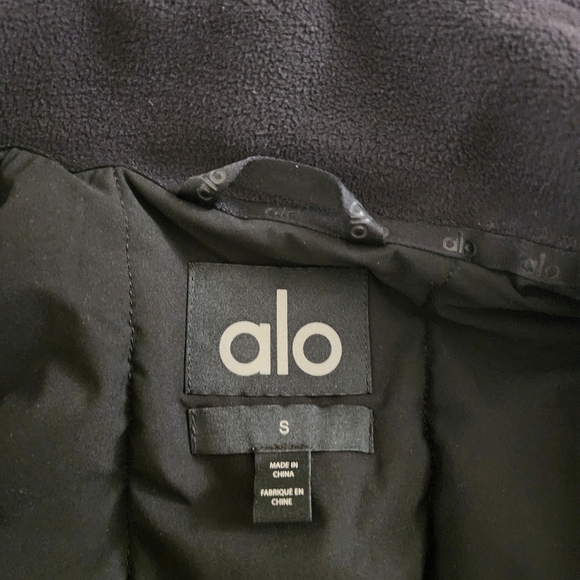 ALO Yoga Polar Fleece Cropped Wintry Mix Jacket - Picture 12 of 13